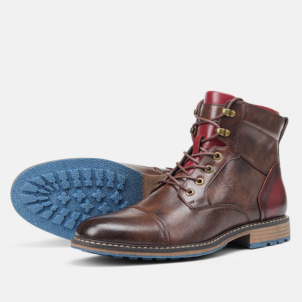 Connor - Handgefertigte Premium-Leder-Oxford-Stiefel