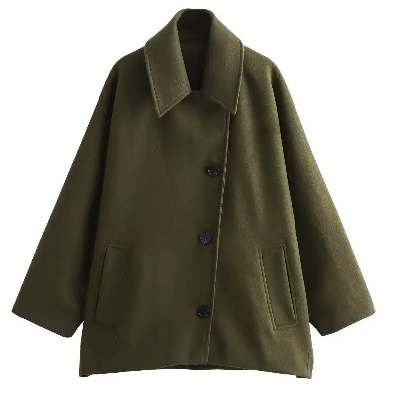 Vincenza - Kurze Zweireihige Jacke für Damen