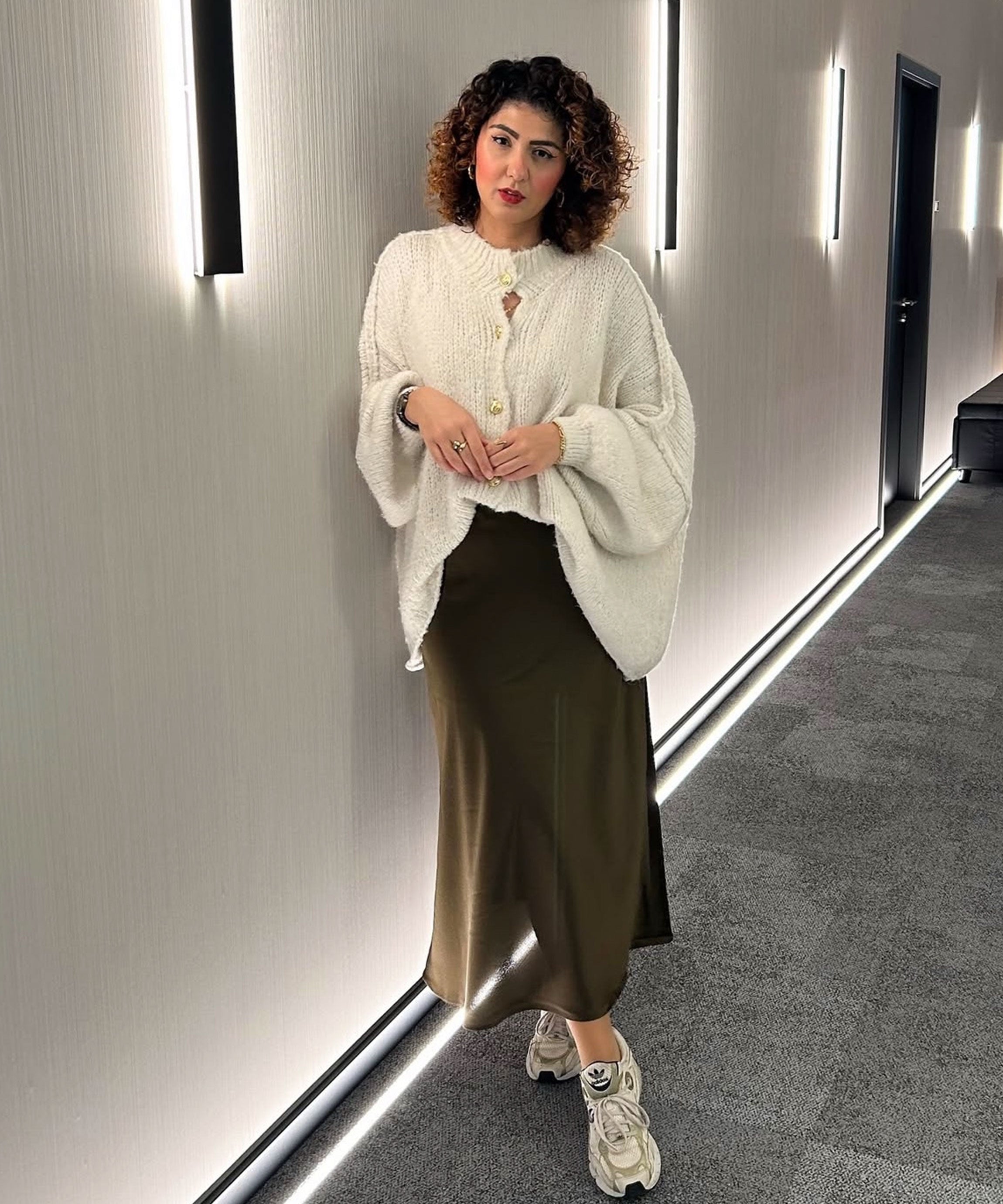 Valerie – Lässige Oversize-Strickjacke