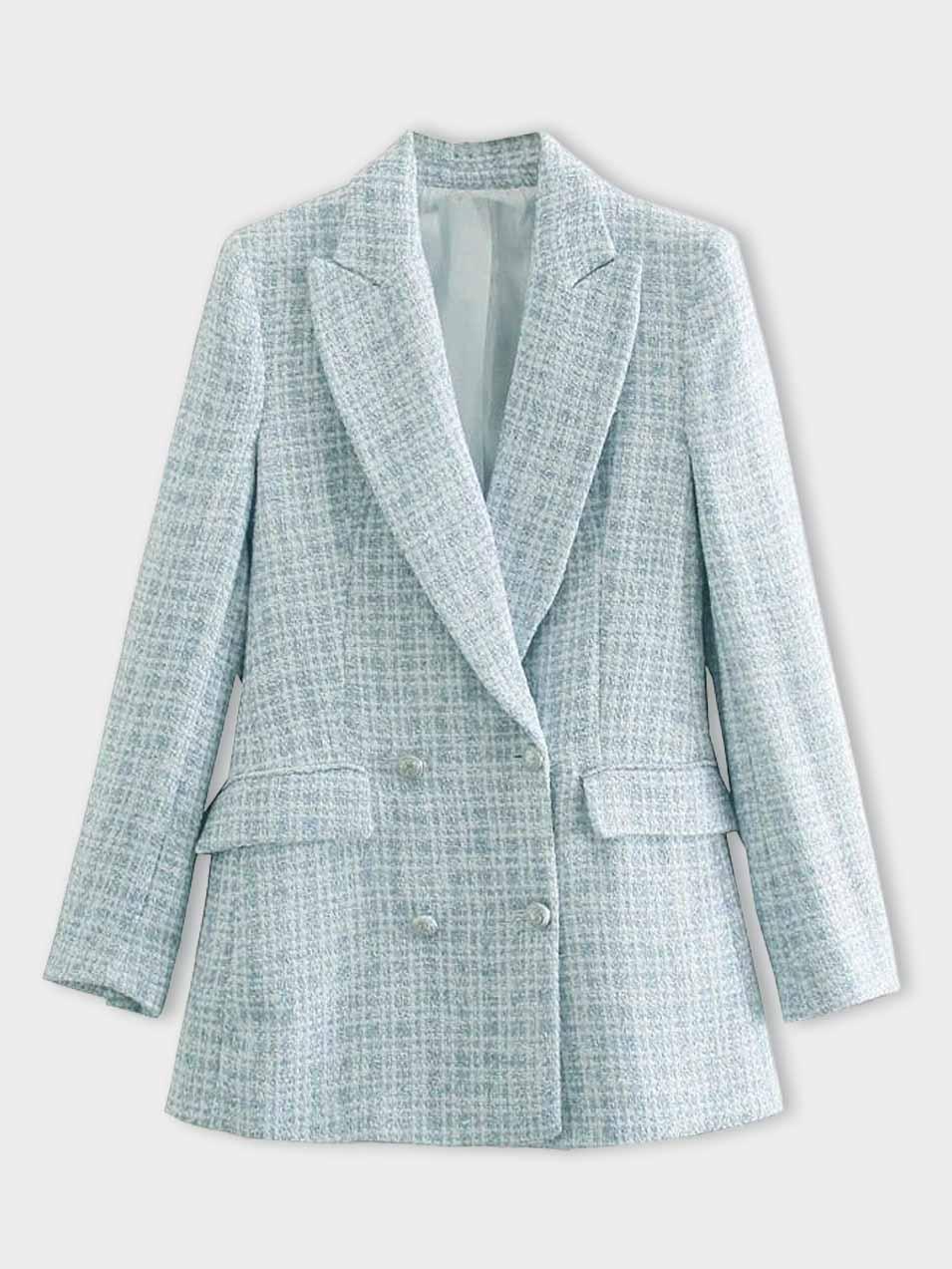 Loretta - Tweed Blazer Damen Weich Trendy Stil