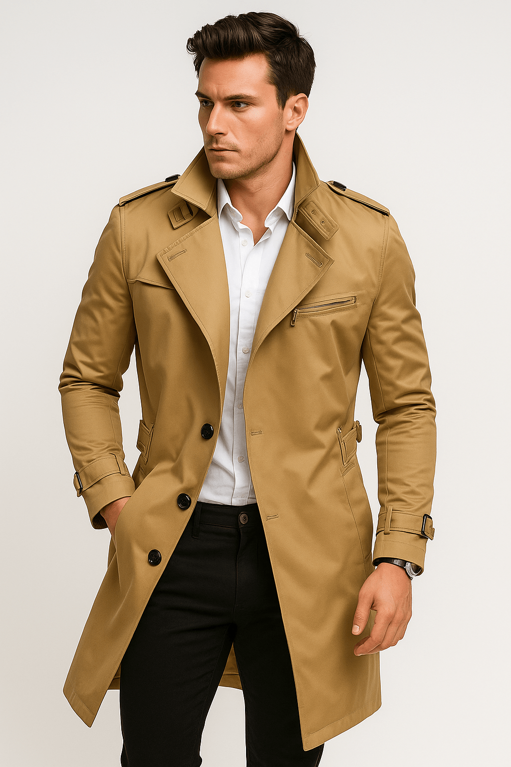 Lorin - Wasserabweisender Trenchcoat Herren Klassisch