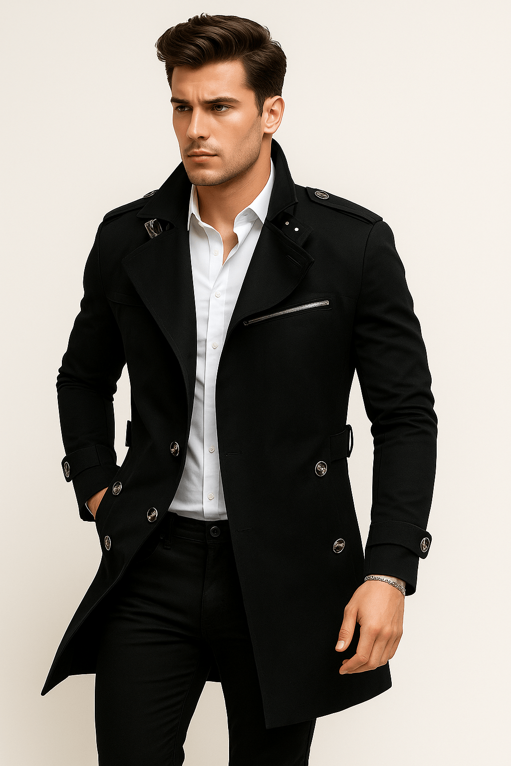 Lorin - Wasserabweisender Trenchcoat Herren Klassisch