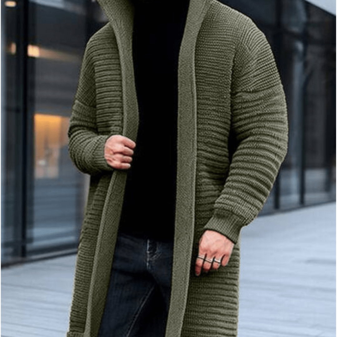 Lionel - Elegante Strickjacke Herren Lang Winter