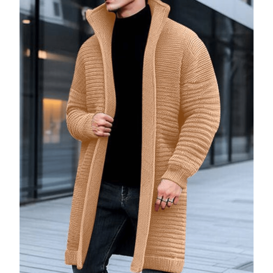 Lionel - Elegante Strickjacke Herren Lang Winter