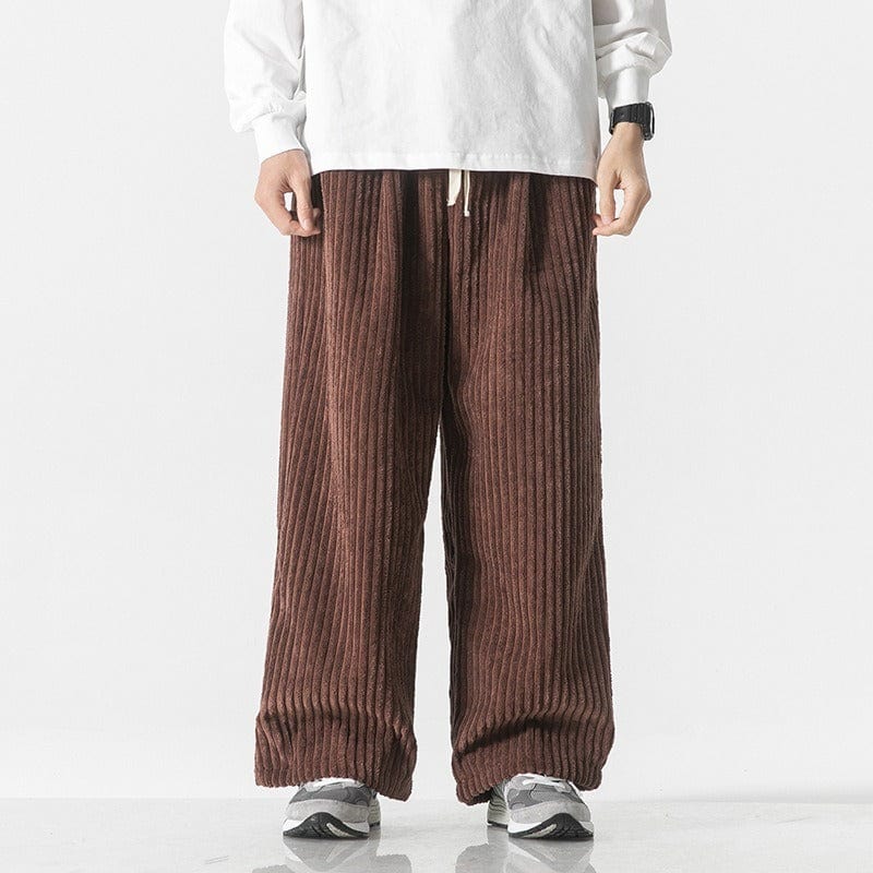 Lennart - Lässige Cordhose Herren Oversized Baumwollmix