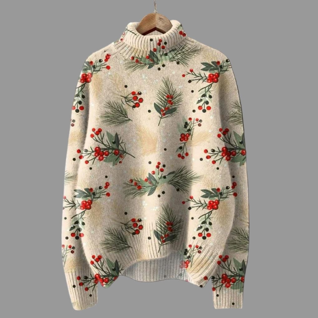 Leonie - Eleganter Rollkragenpullover Damen Winter