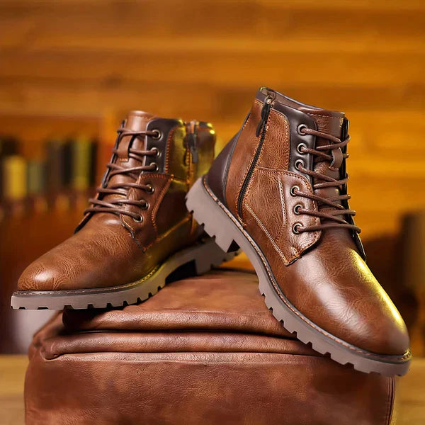 Charles - Schnürstiefel aus premium Leder