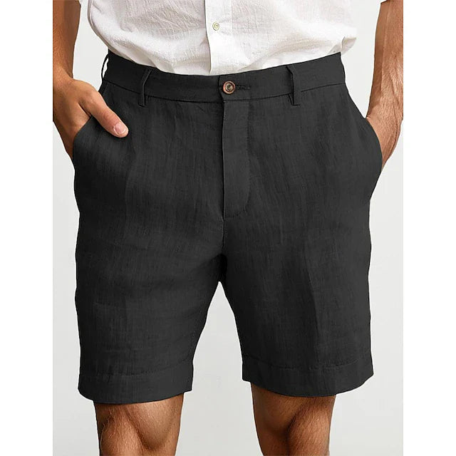 Mirko - Herren Leinen-Kurze Hosen