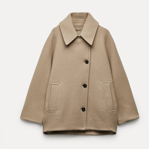 Jamiey - Oversized Wollmantel