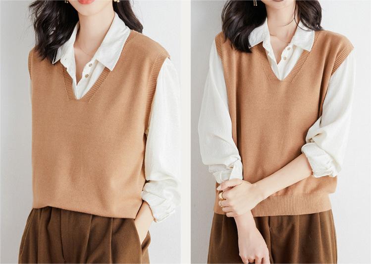 Allanah - Ultrabequeme V-Ausschnitt Strickweste für Damen