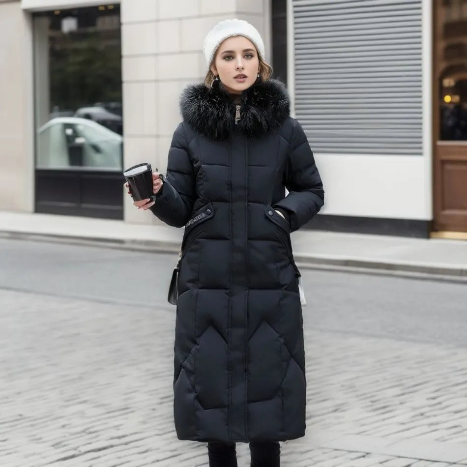 Lyca - Stilvoller knielanger Mantel
