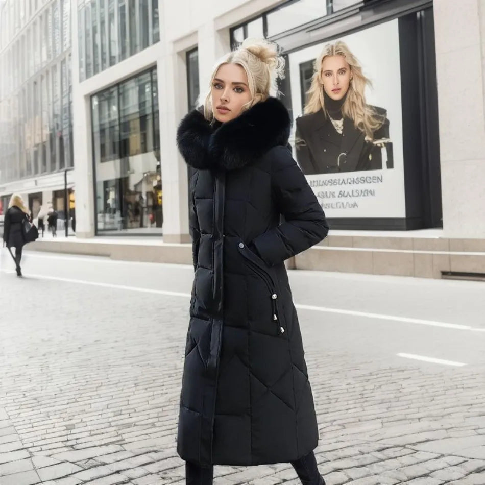 Lyca - Stilvoller knielanger Mantel