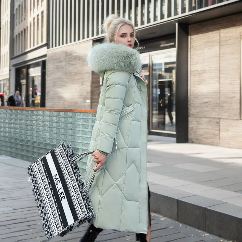 Lyca - Stilvoller knielanger Mantel