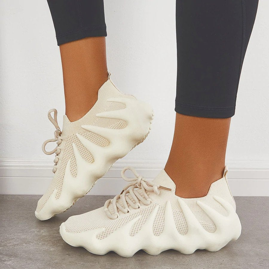 Amaya - Einzigartige, stylische Sneaker Beige