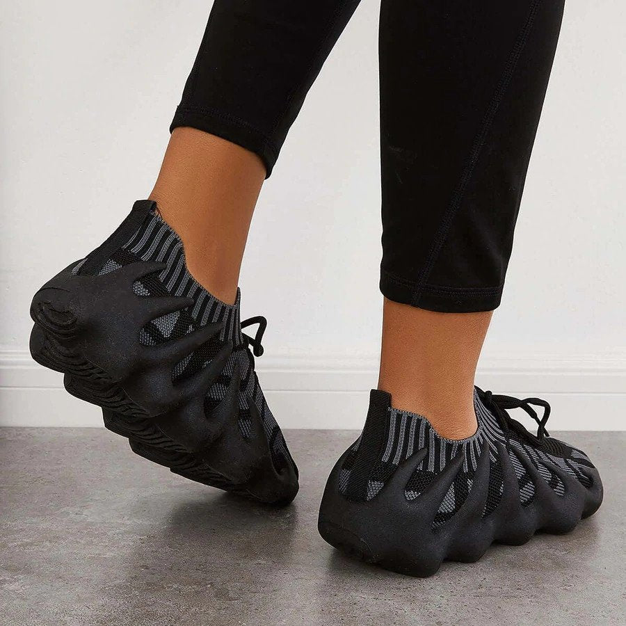 Amaya - Einzigartige, stylische Sneaker Dunkelgrau