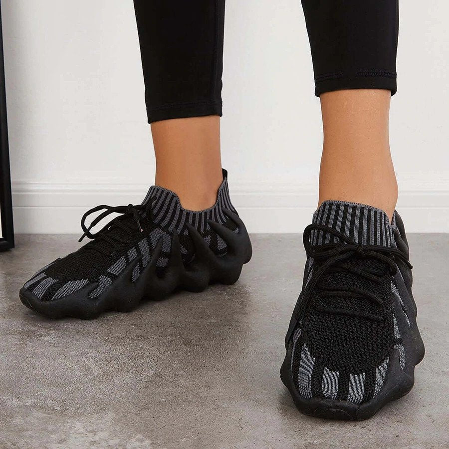 Amaya - Einzigartige, stylische Sneaker Dunkelgrau 1