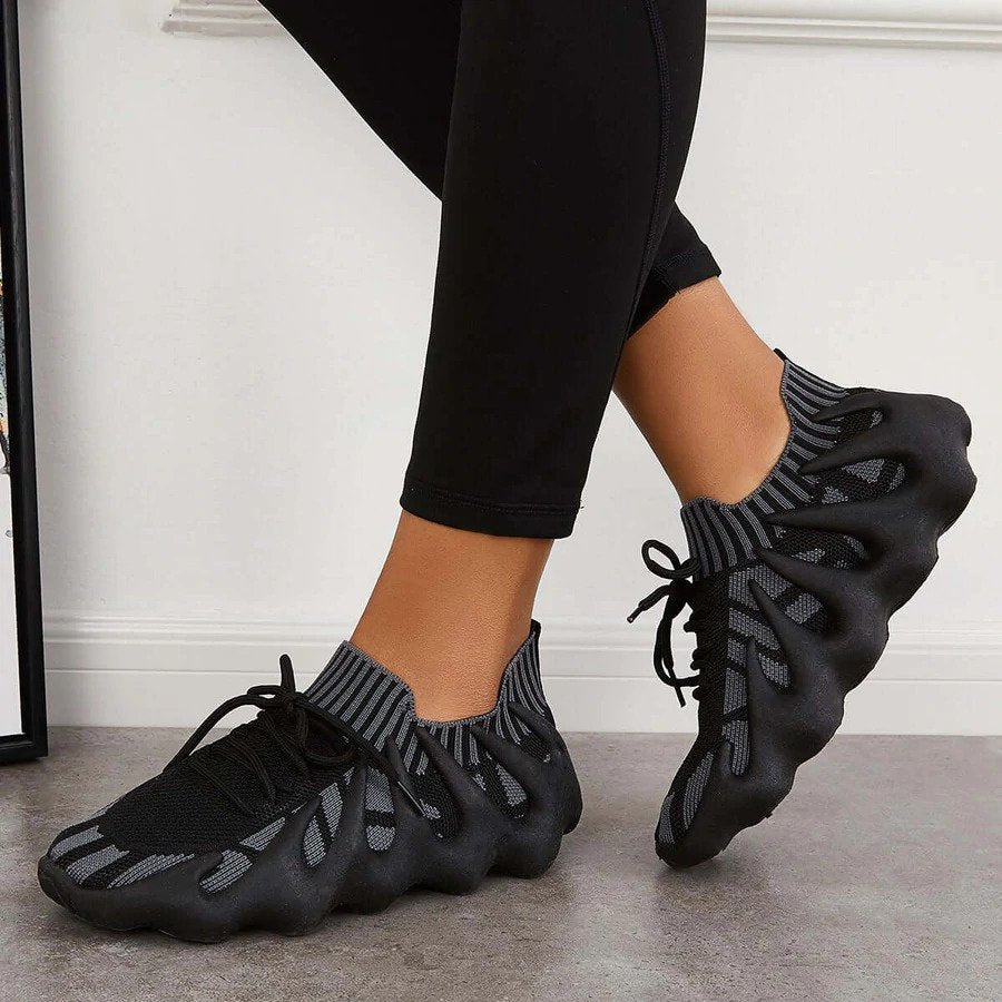 Amaya - Einzigartige, stylische Sneaker Dunkelgrau 2