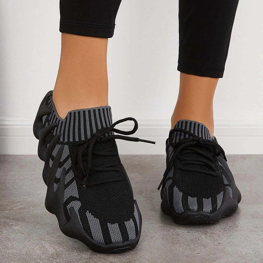Amaya - Einzigartige, stylische Sneaker Dunkelgrau 3