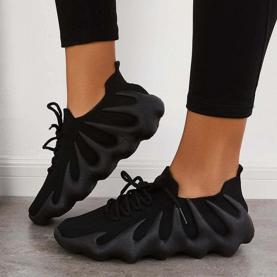 Amaya - Einzigartige, stylische Sneaker Dunkelgrau 5