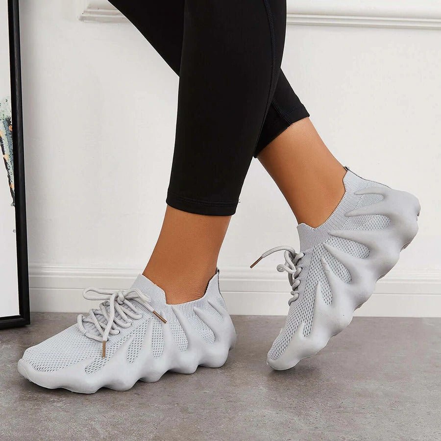 Amaya - Einzigartige, stylische Sneaker Grau 1