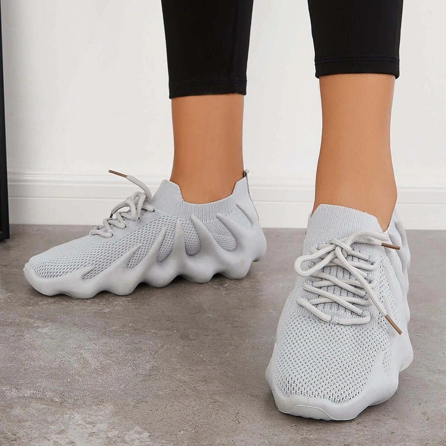 Amaya - Einzigartige, stylische Sneaker Grau 2