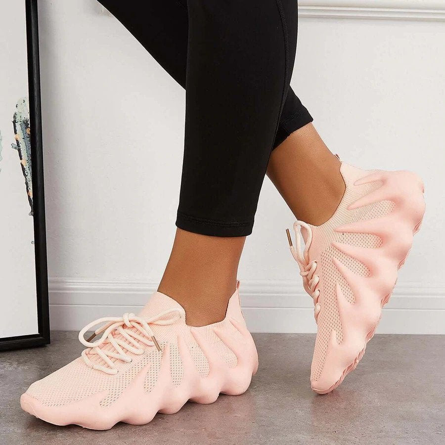 Amaya - Einzigartige, stylische Sneaker Rosa 1