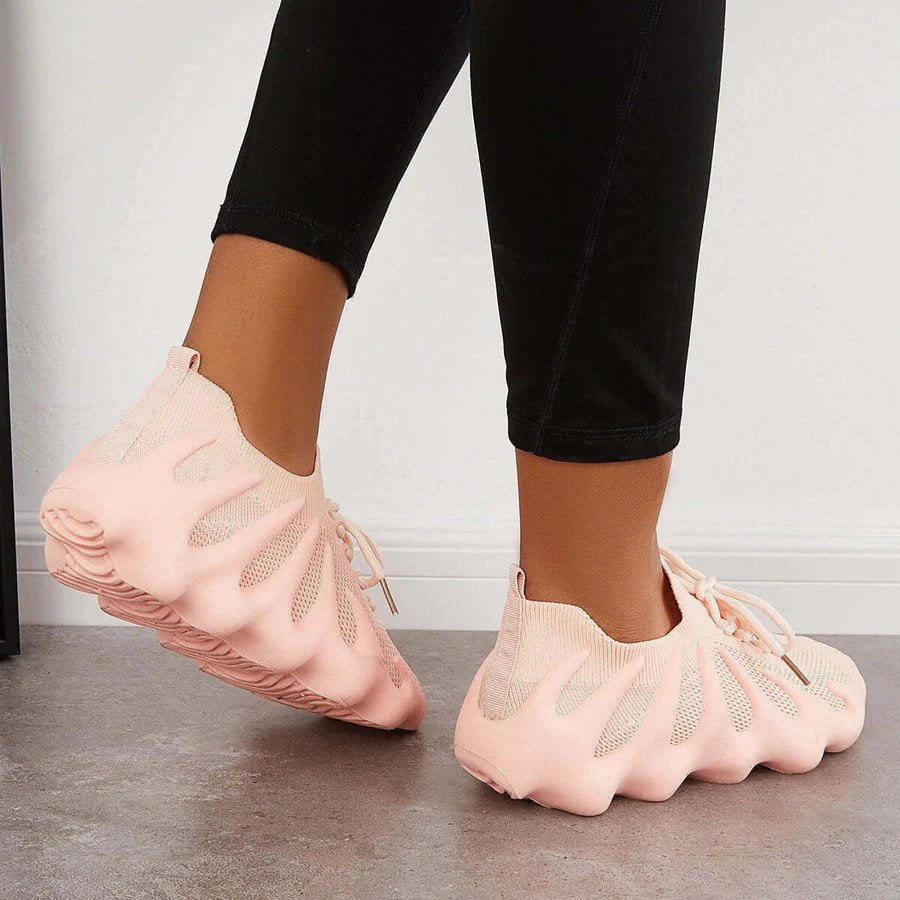 Amaya - Einzigartige, stylische Sneaker Rosa 3