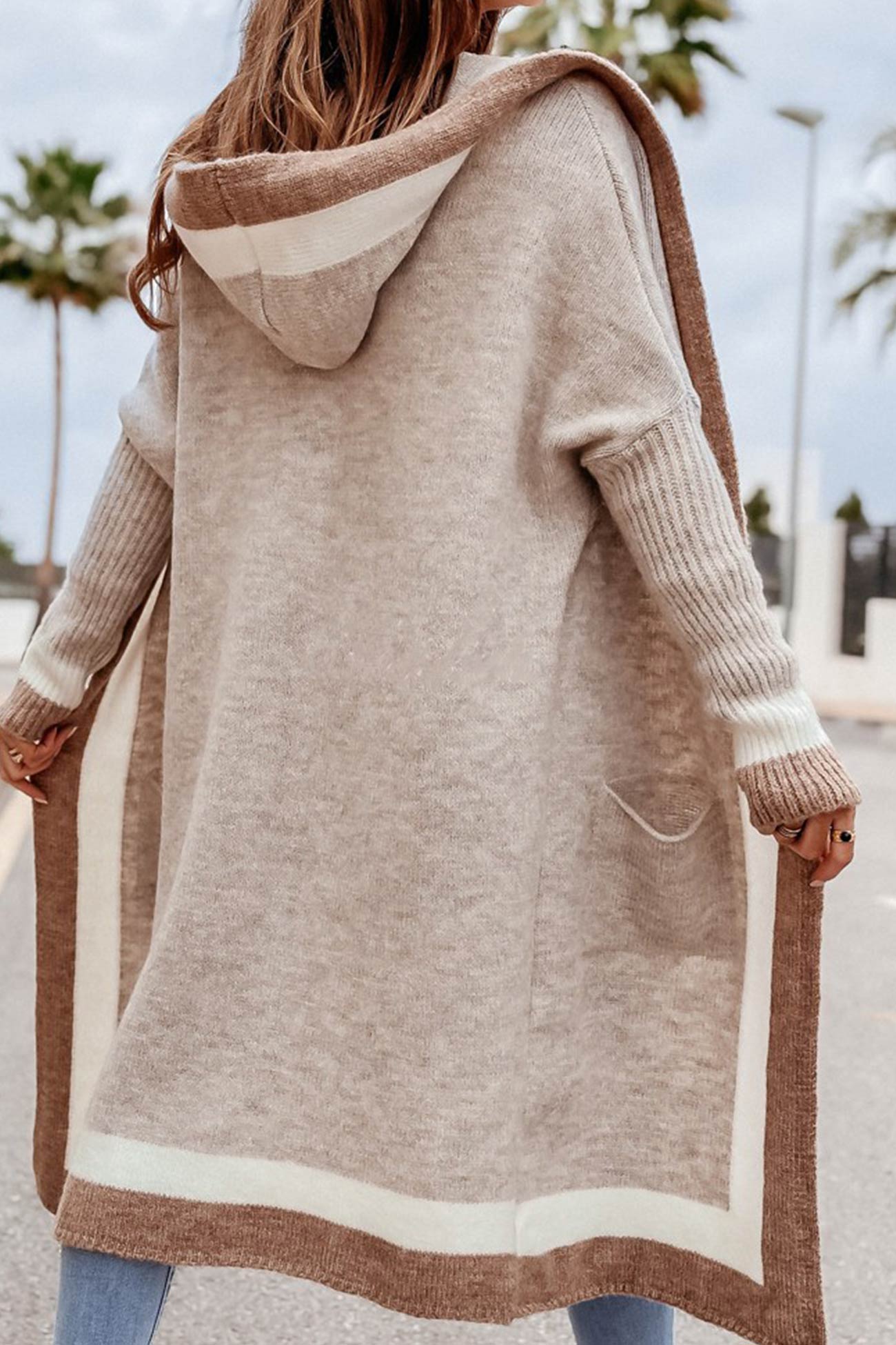 Mary - Winter Eleganz Kapuzen-Cardigan
