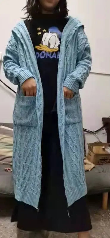 Amihan - Warme & gestrickte Strickjacke