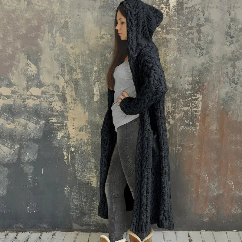 Amihan - Warme & gestrickte Strickjacke