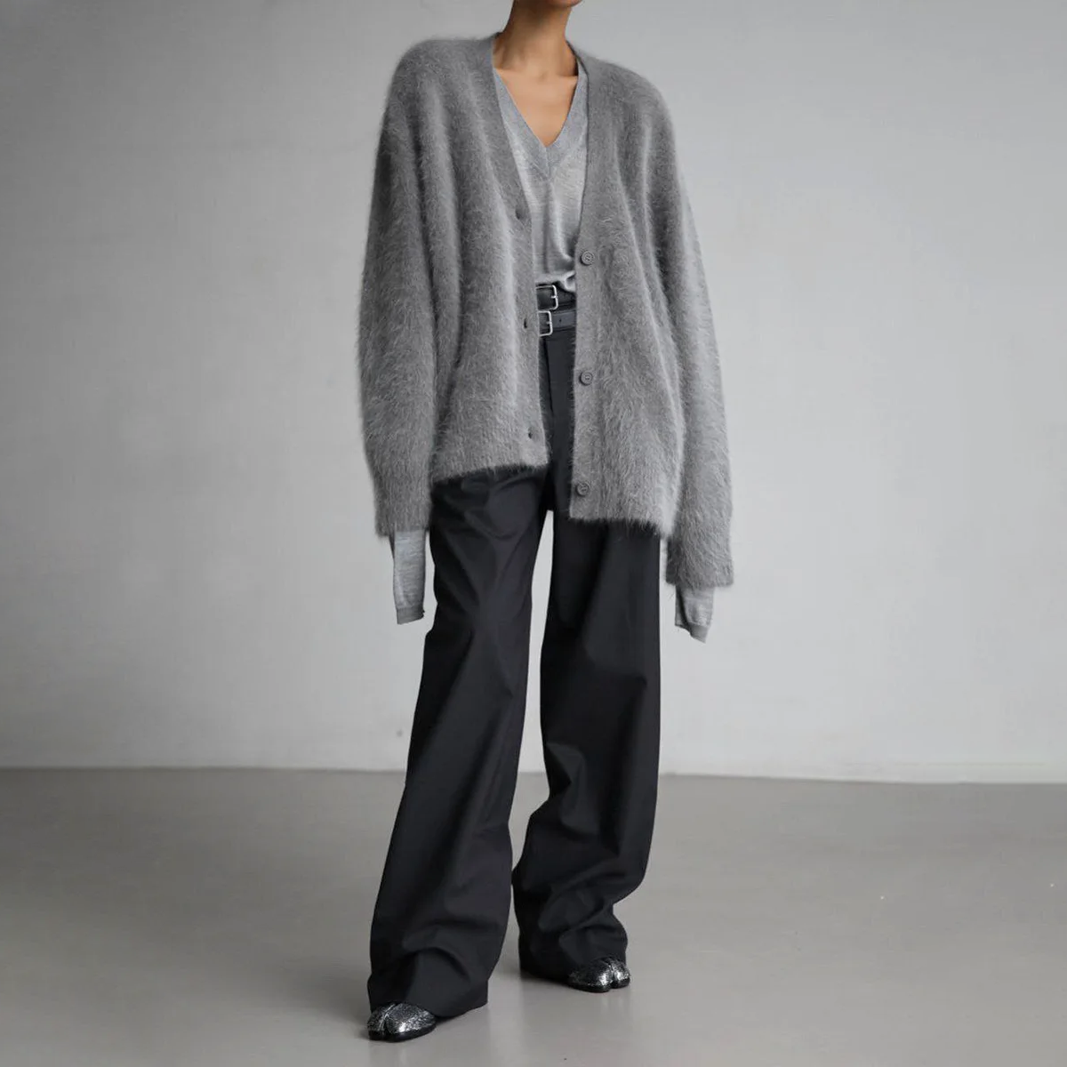 Anisa - Kaschmir-Pullover mit V-Ausschnitt
