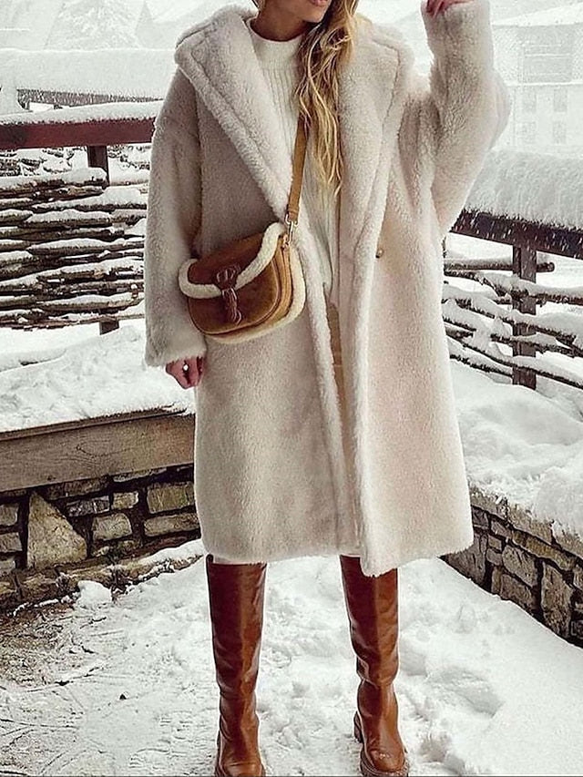 Abigail - Plüsch-Wintermantel - Elegant & Komfortabel