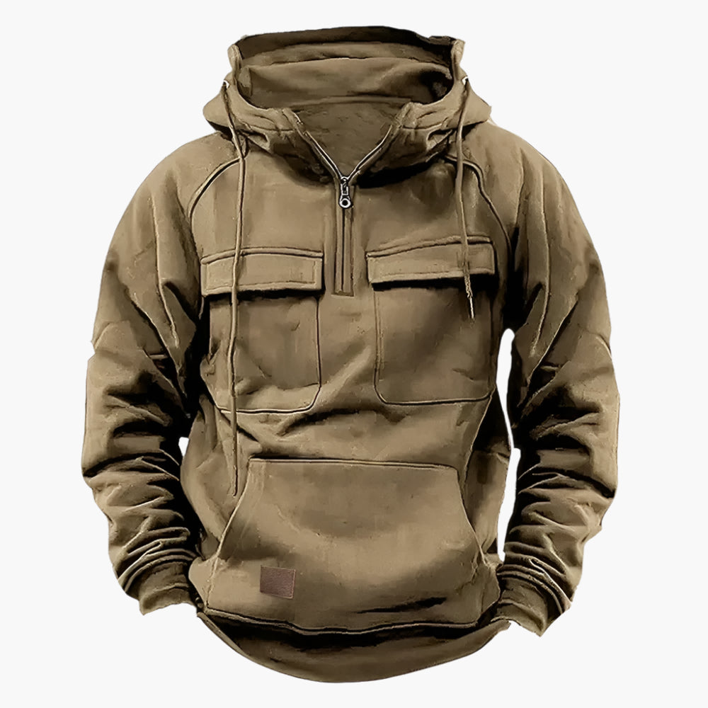 Ciro - Herren Winter Hoodie Taktisch mit Zipper