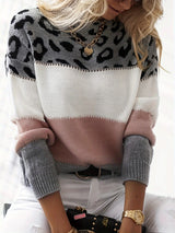 Lela - Pullover mit Leoparden-Muster