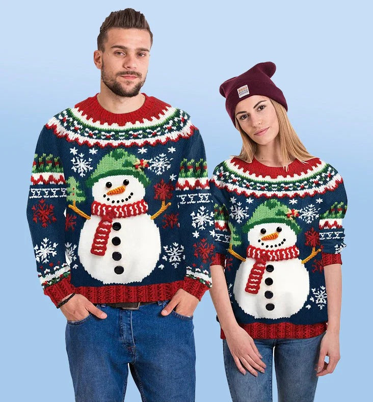 Brunhilde - Weihnachts Pullover Rundhals Unisex