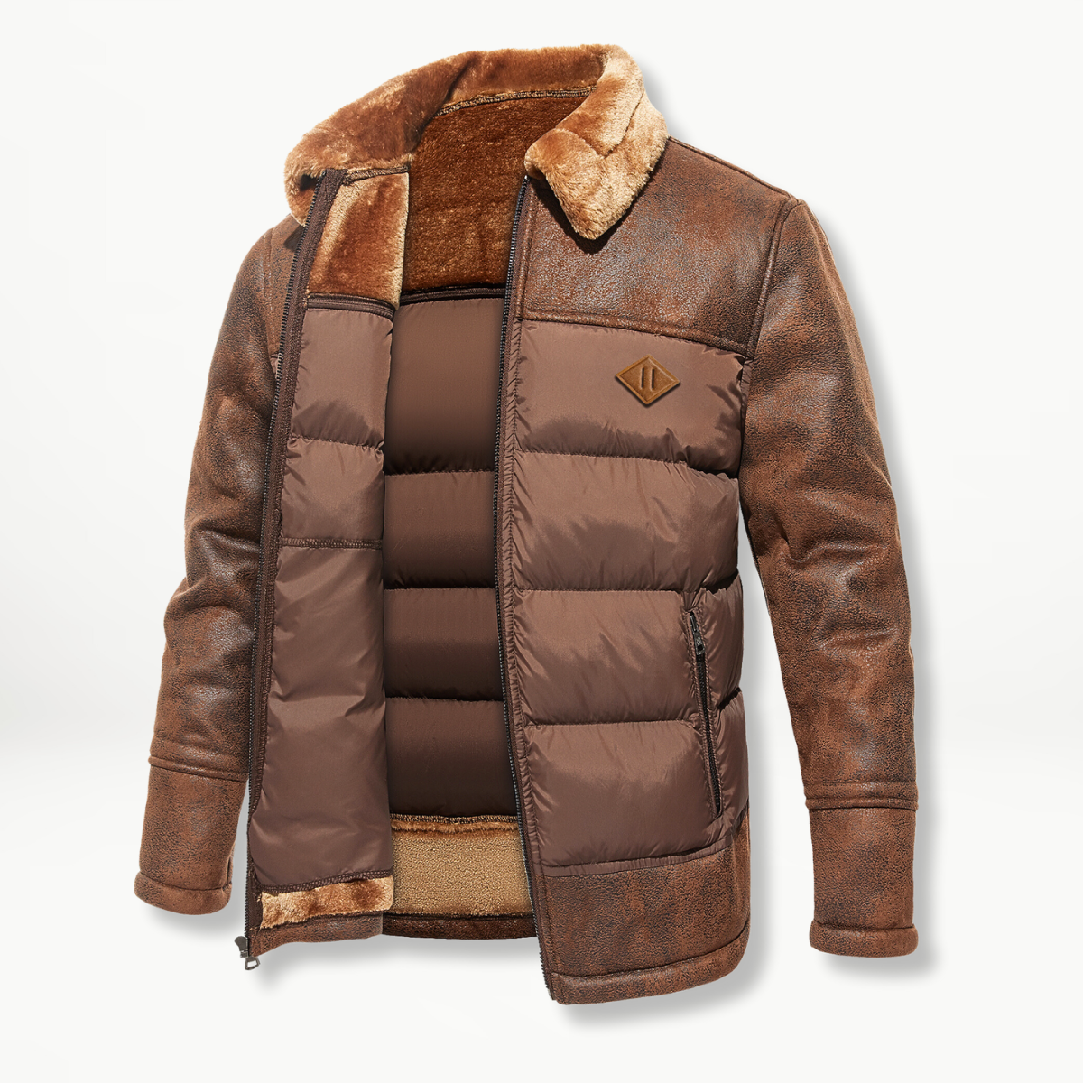 Lukas – Warme Winterjacke mit Kragen