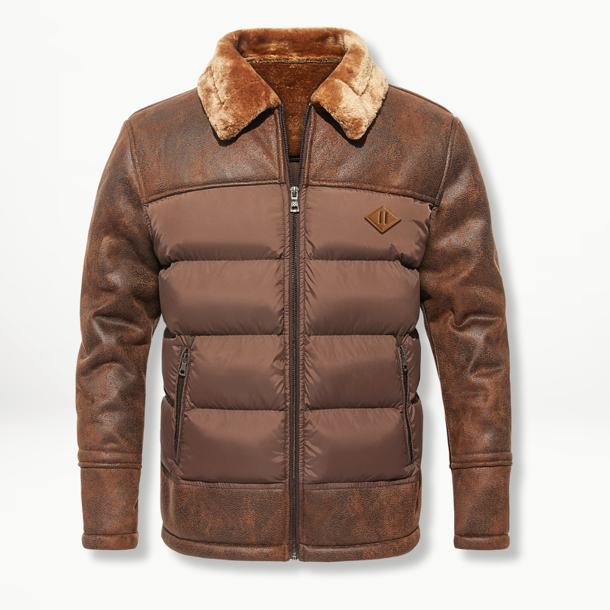 Lukas – Warme Winterjacke mit Kragen