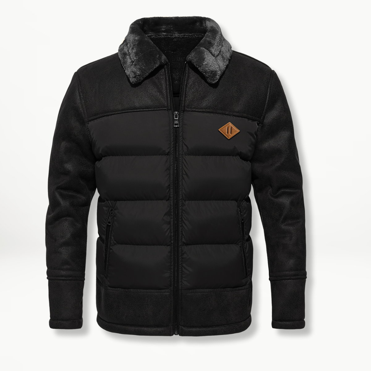 Lukas – Warme Winterjacke mit Kragen