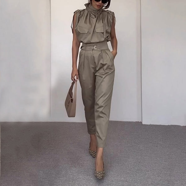 StyleForm - Tie Neck Formal Jumpsuit