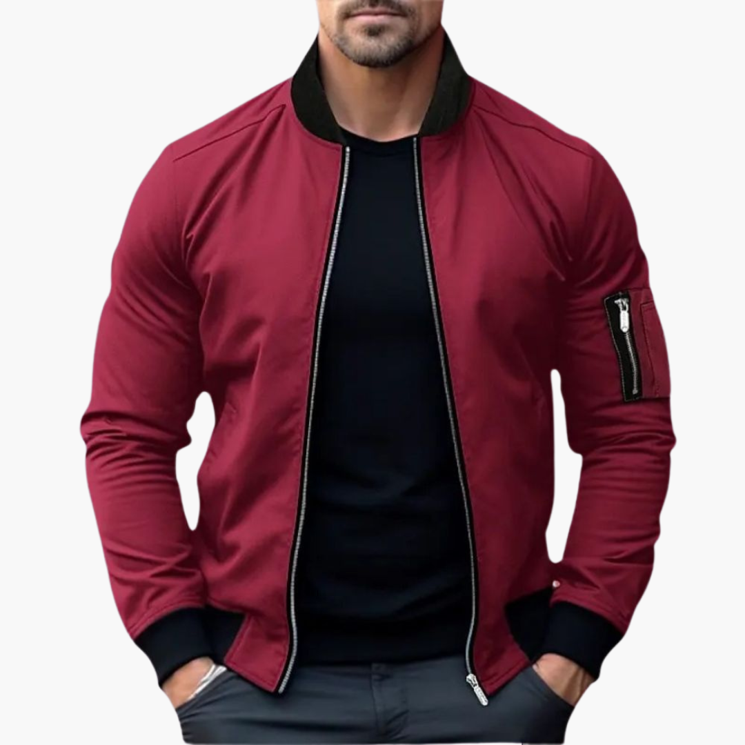 Axel – Leichte Atmungsaktive Herren Bomberjacke Stylisch