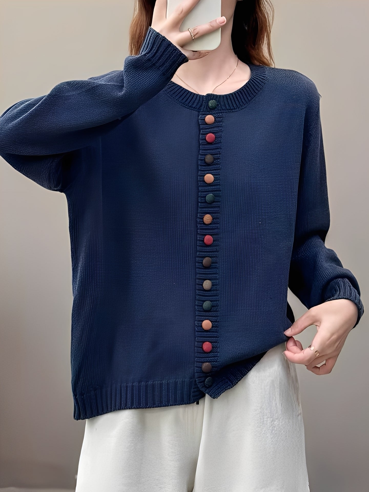 Joline - Stilvolle leichte Damen-Strickjacke