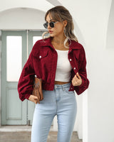 Nikkole - Stylische Jacke mit Kordrevers