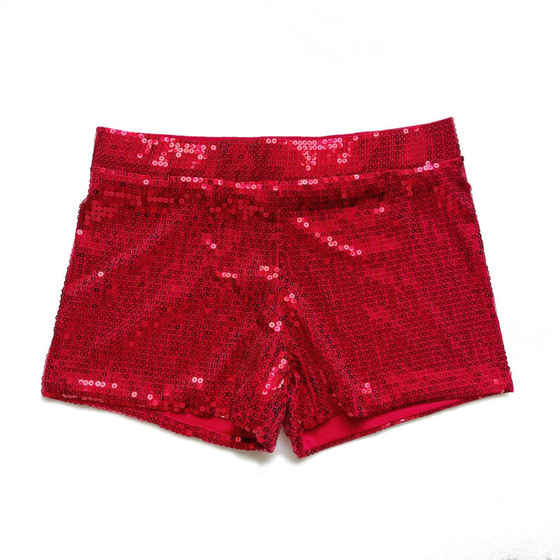 CoutureCuts - Paillettenbesetzte Shorts mit hoher Taille