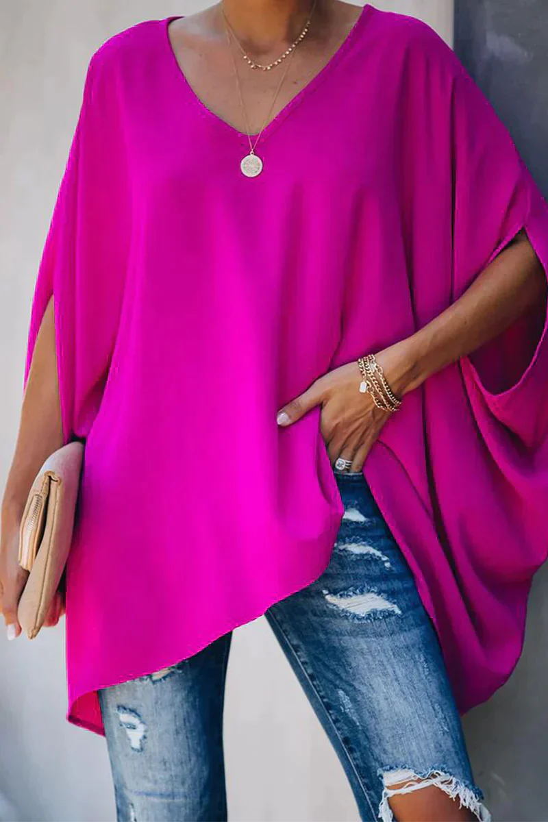 Evelyn - Elegante weite Damen Bluse für den Sommer