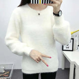 CollegeSweet - Mohair Soft Flushy Pullover