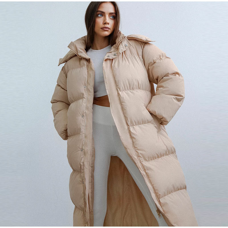 Pauline – Lange, wattierte Winterjacke