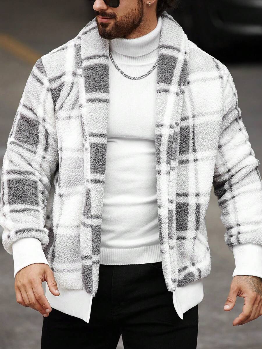 Nico – Lässige Jacke mit Karo-Muster