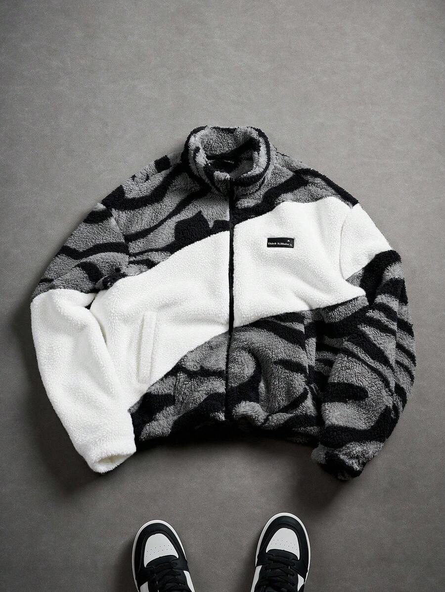 Niklas – Lässige Jacke mit Farbblock-Design