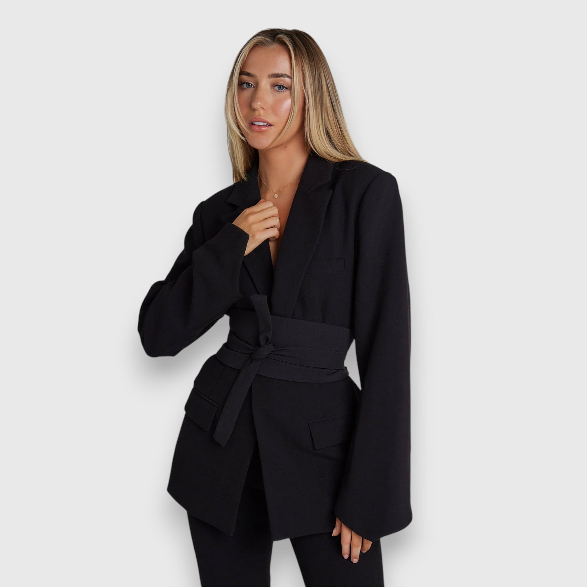 Fabienne – Herbst/Winter Blazer mit Gürtel