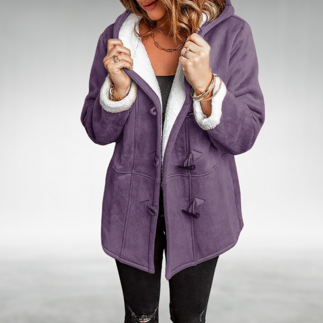 Gisela - Warme Damen Jacke mit Fleecefutter Komfortabel
